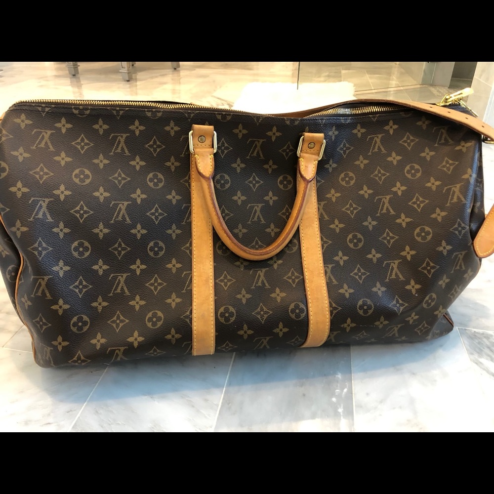 SOLD Louis Vuitton Keepall 55 Bandouliere - Picture 1 of 6